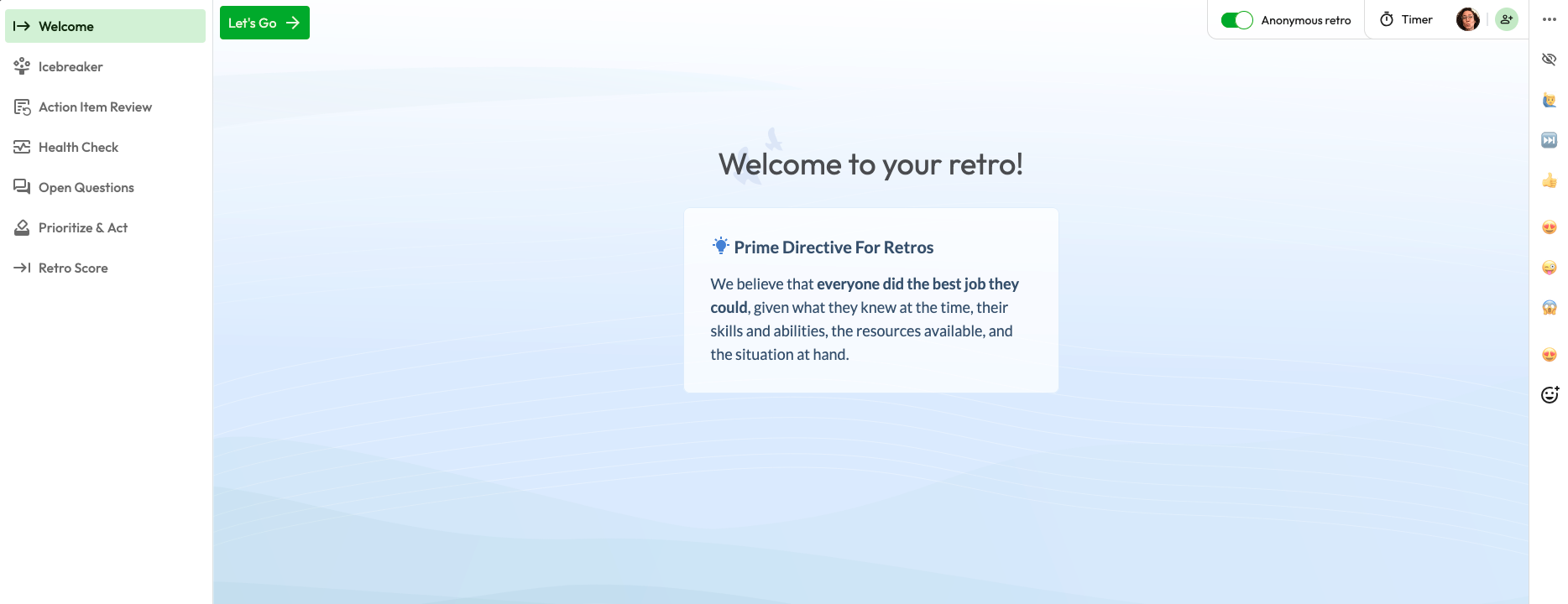 Retro old start